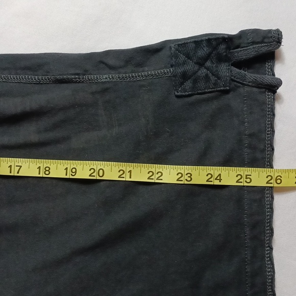 Aeropostale Faded Black Henley Long Sleeve Shirt Y2K Grunge Punk Size L - Picture 5 of 8